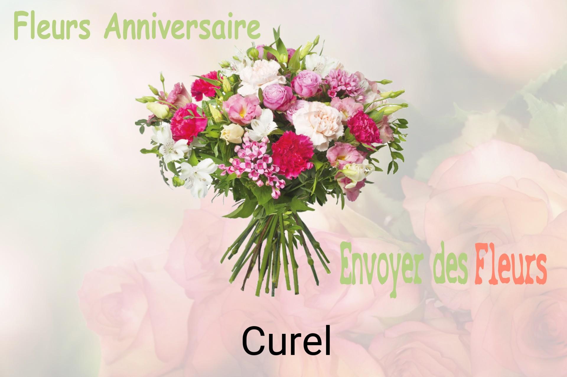 Bouquet de fleurs d’anniversaire livré à Curel